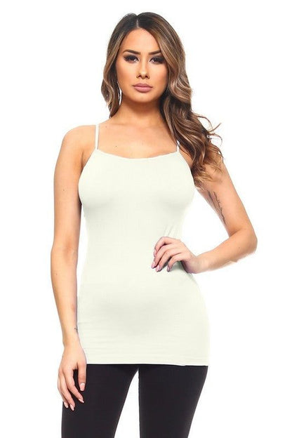 Yelete Women's Seamless Cami Tank Top us.meeeshop - 