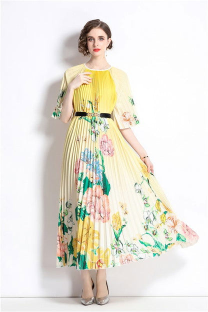 Yellow Sexy Fashion Maxi Dress us.meeeshop - Dresses