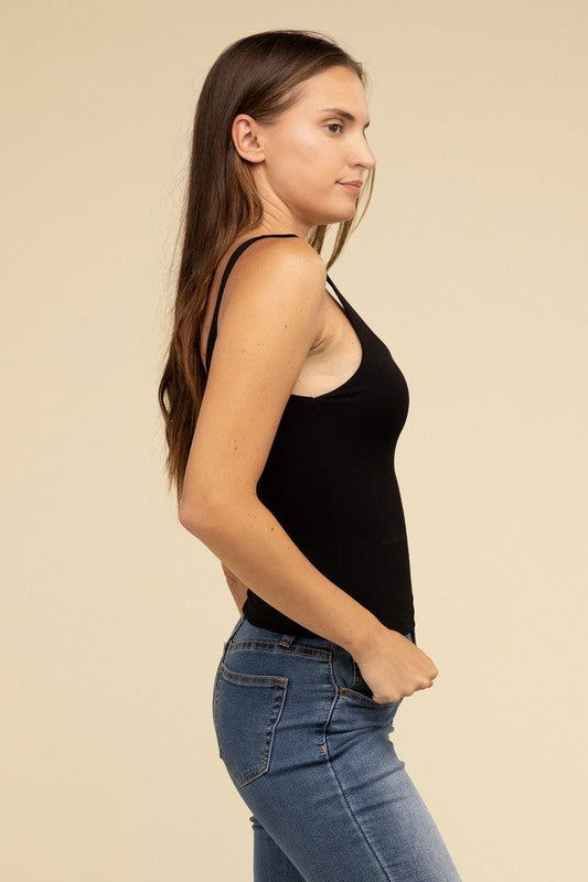 ZENANA Double Layer Round Neck Tank Top us.meeeshop - 