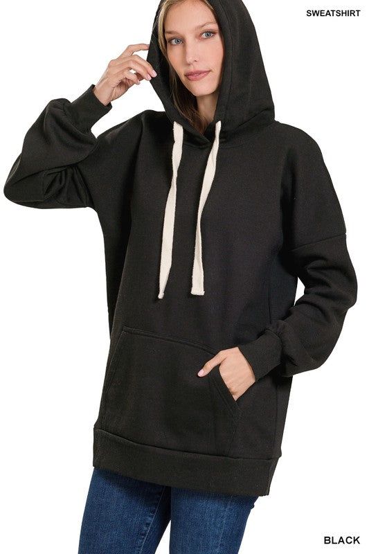 ZENANA | Oversized Hoodie Longline Sweatshirt us.meeeshop - 