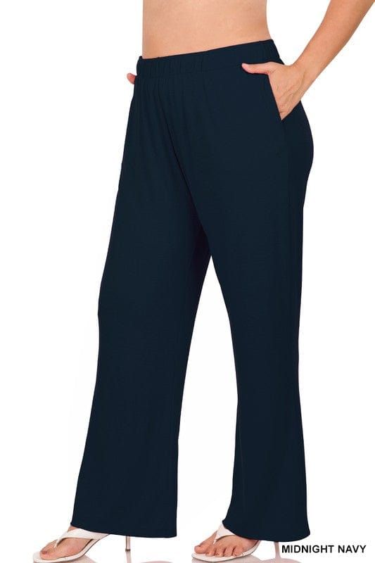 ZENANA | Plus Drawstring Lounge Pants us.meeeshop - 