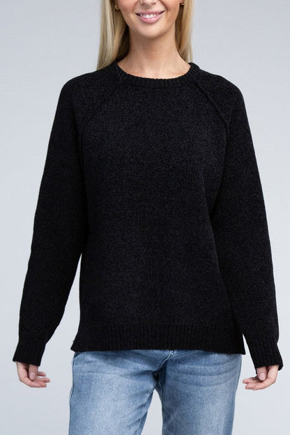 Raglan Chenille Sweater | us.meeeshop