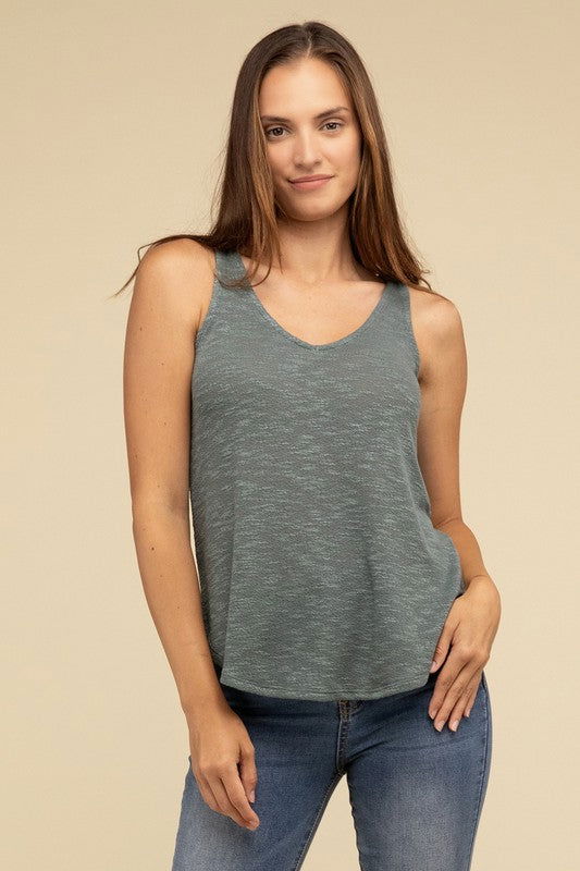 ZENANA V Neck Sleeveless Cami Top us.meeeshop - 