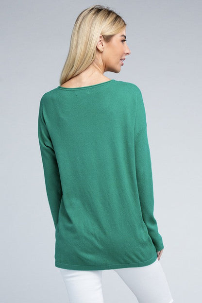 ZENANA | Viscose Front Pockets Sweater | us.meeeshop