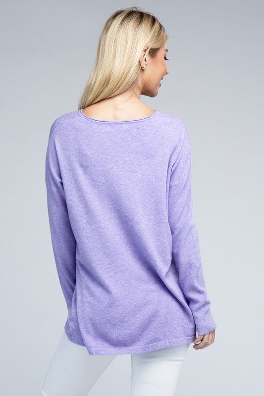 ZENANA | Viscose Front Pockets Sweater - us.meeeshop