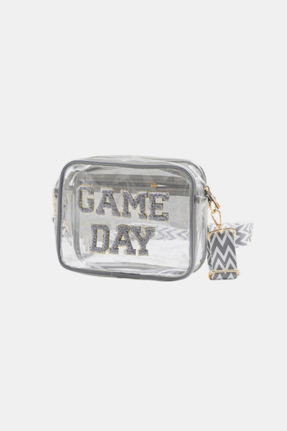 Zenana GAME DAY Stadium Approved Transparent Crossbody Bag us.meeeshop - 