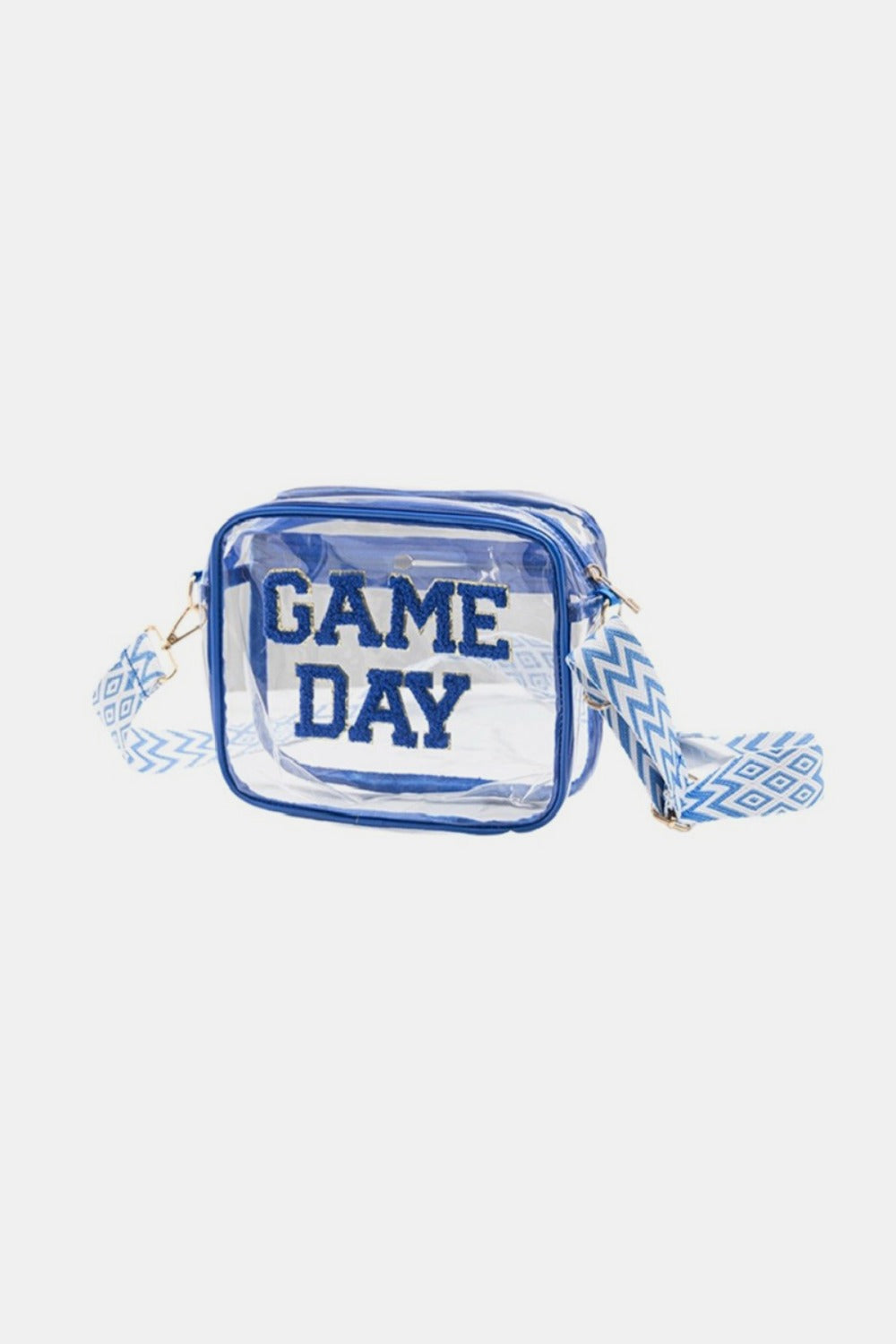 Zenana GAME DAY Stadium Approved Transparent Crossbody Bag us.meeeshop - 