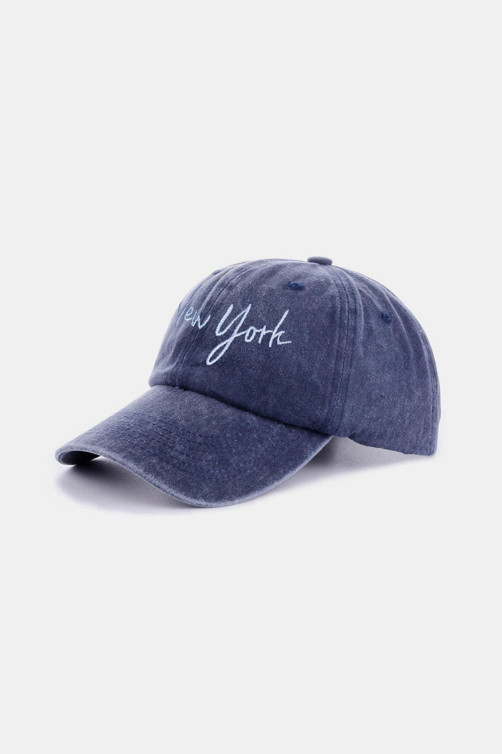 Zenana Washed Embroidered City Baseball Cap us.meeeshop - 