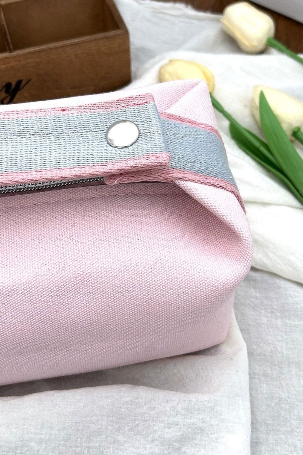 Zenana Waterproof Canvas Travel Cosmetic Bag us.meeeshop - 