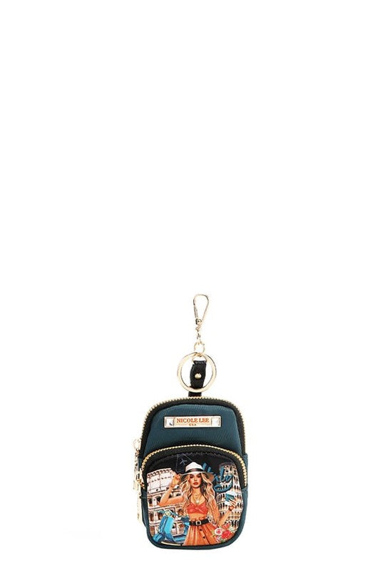 Nicole Lee USA Mini Coin Purse Keychain - us.meeeshop