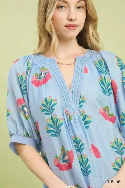 umgee abstract print Umgee Abstract Print Mini Dress view 5 (dress) - shop at us.meeeshop