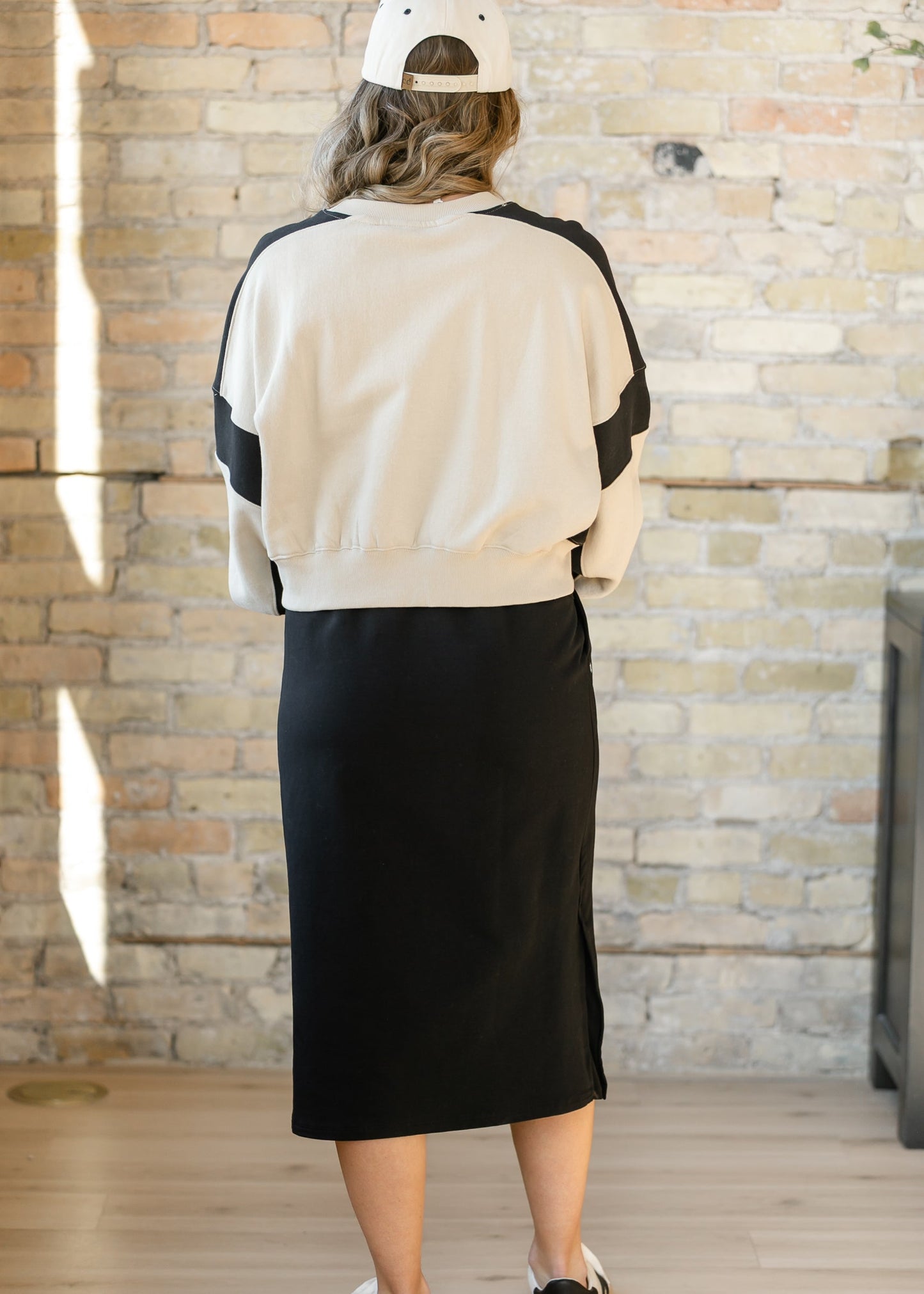 Abbie Mesh Detail Knit Midi Skirt in Black view 4 - Fall Wardrobe Essential - What To Wear With A Mesh Skirt (dress)
