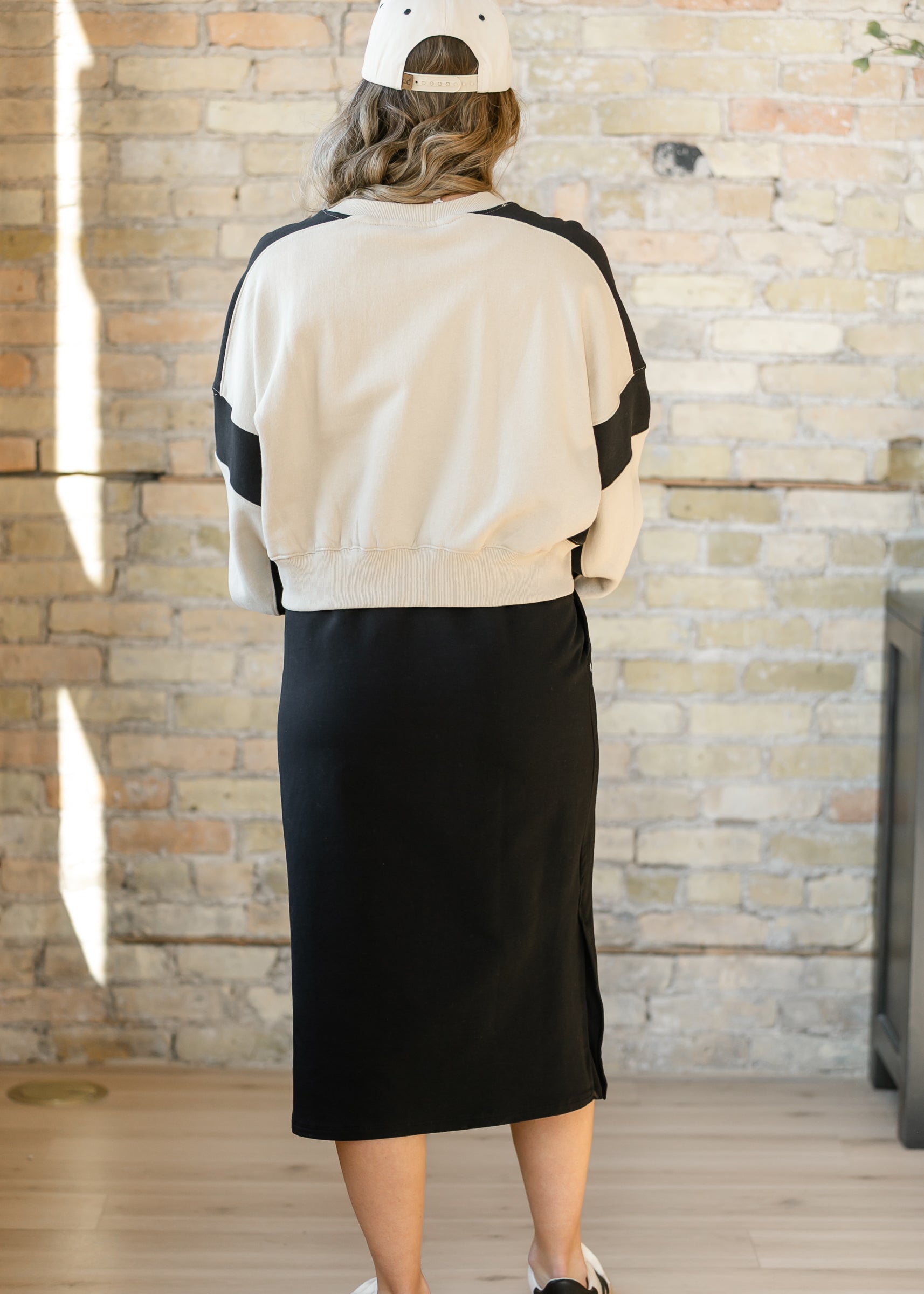 Abbie Mesh Detail Knit Midi Skirt in Black view 4 - Fall Wardrobe Essential - What To Wear With A Mesh Skirt (dress)