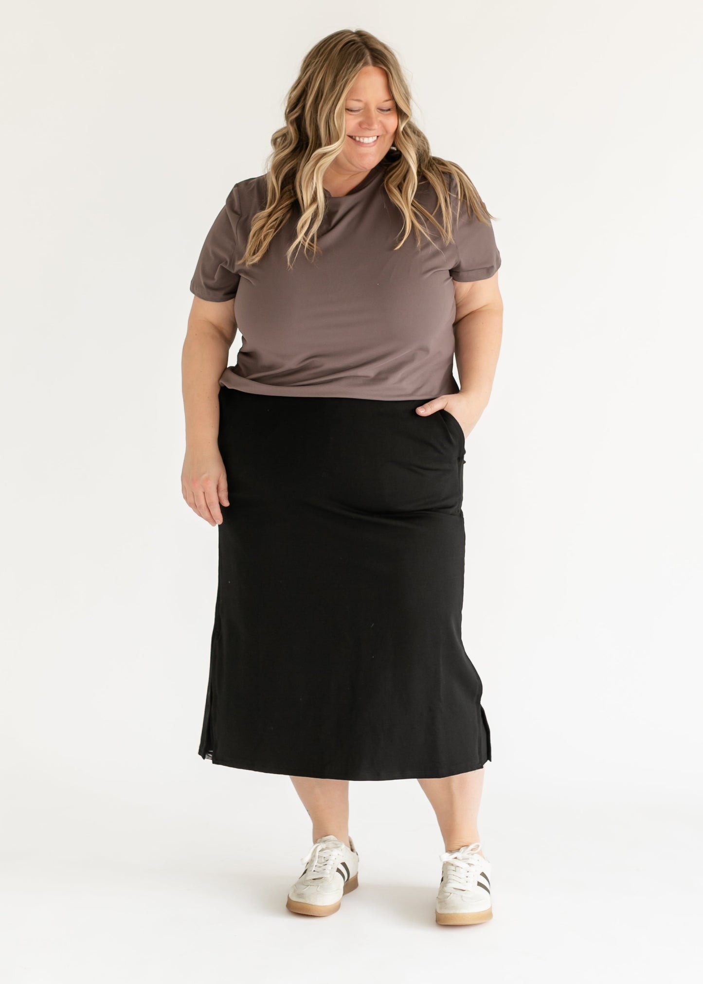 Abbie Mesh Detail Knit Midi Skirt view 12 - Fall Wardrobe Essential - What To Wear With A Mesh Skirt (dress)