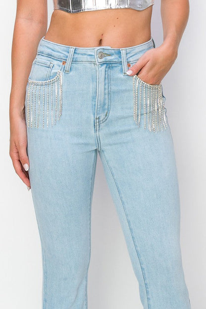 Adalynn plus High Rise Boot Cut Jeans in P-16 - High-Waisted - Jeans Boot (bottom)