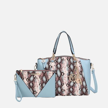 Addison Shoulder Bag and Wristlet Set in Beige - Addisyn Shoulder Bag Jw Pei (one-piece)