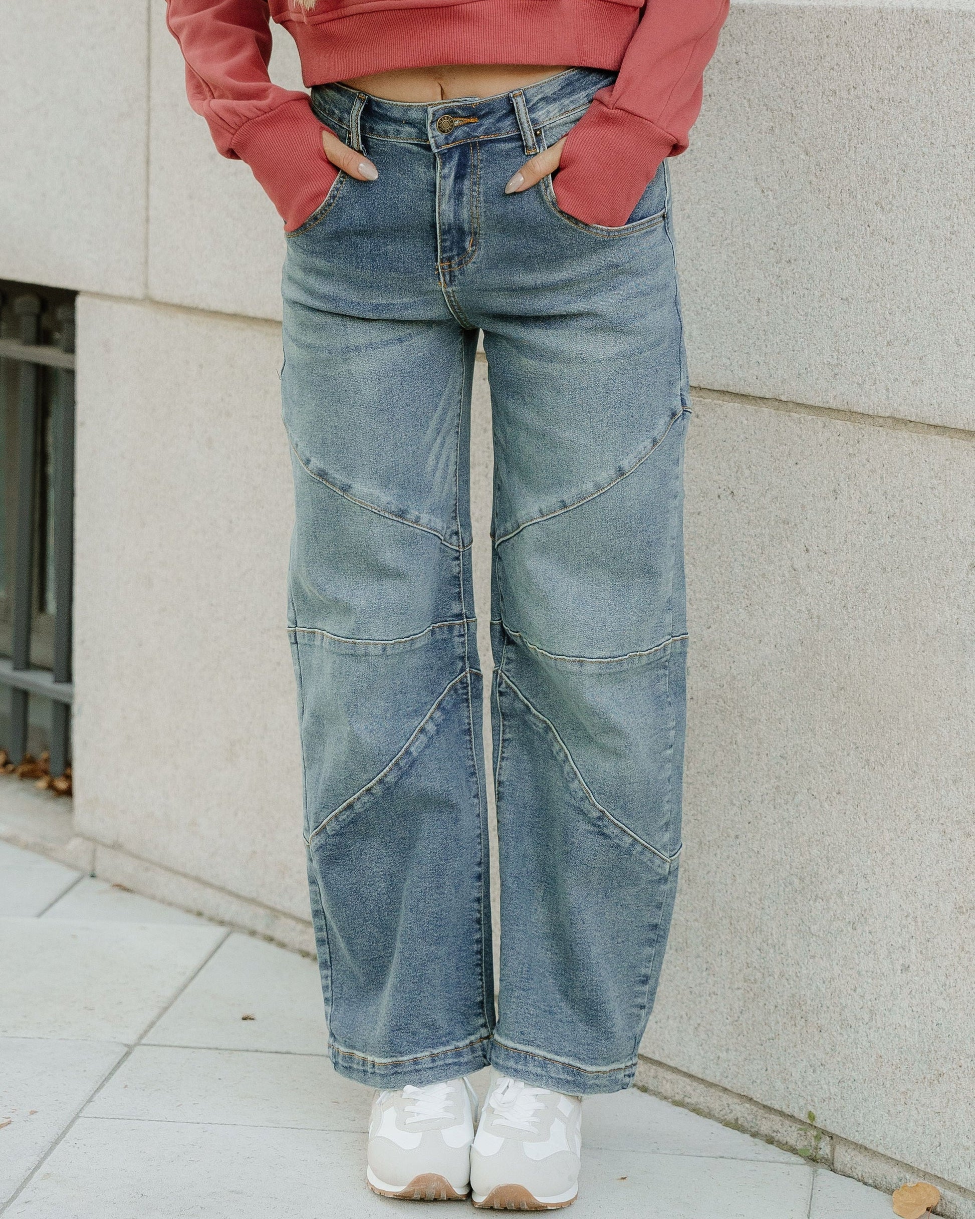 . Adeline High Waist Jeans - MeeeShop Women's Fashion