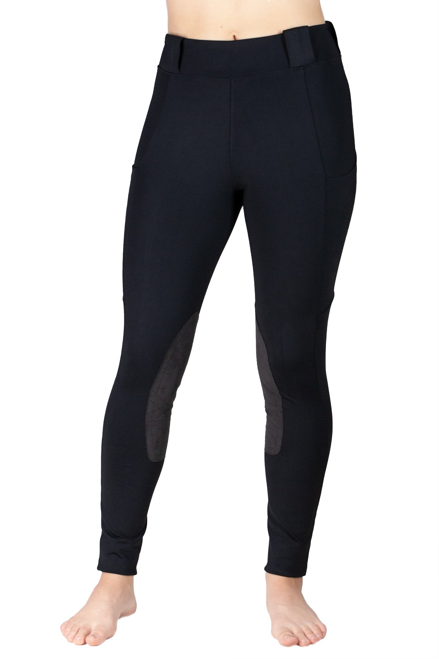 Adler Breech in Black view 10 - Botori Adler Breeches (bottom)