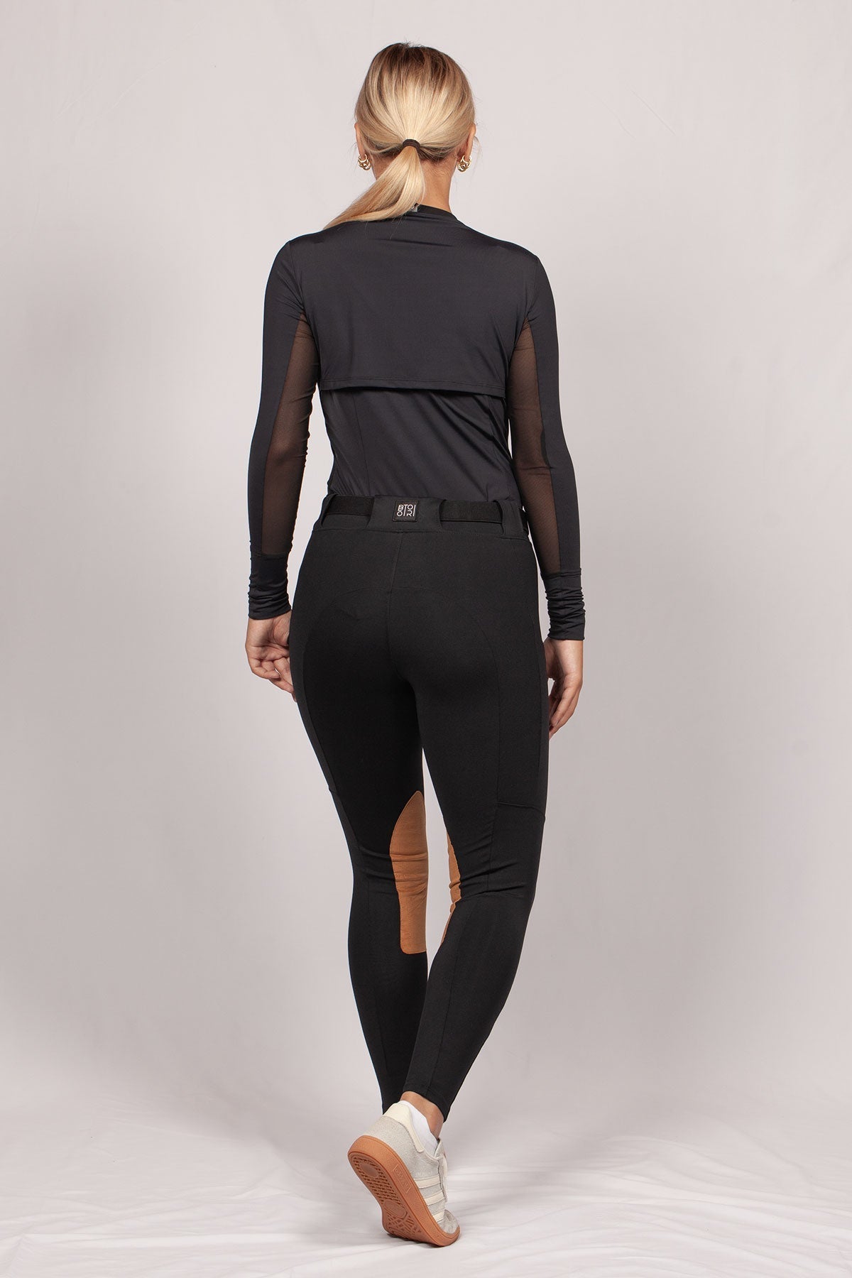 Adler Breech - Petite in Taupe view 2 - Petite Breeches (bottom)