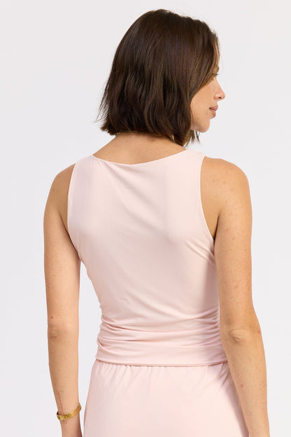 Aerith Tank Top in Baby Pink view 3 - Aerie Tank Tops Ribbed