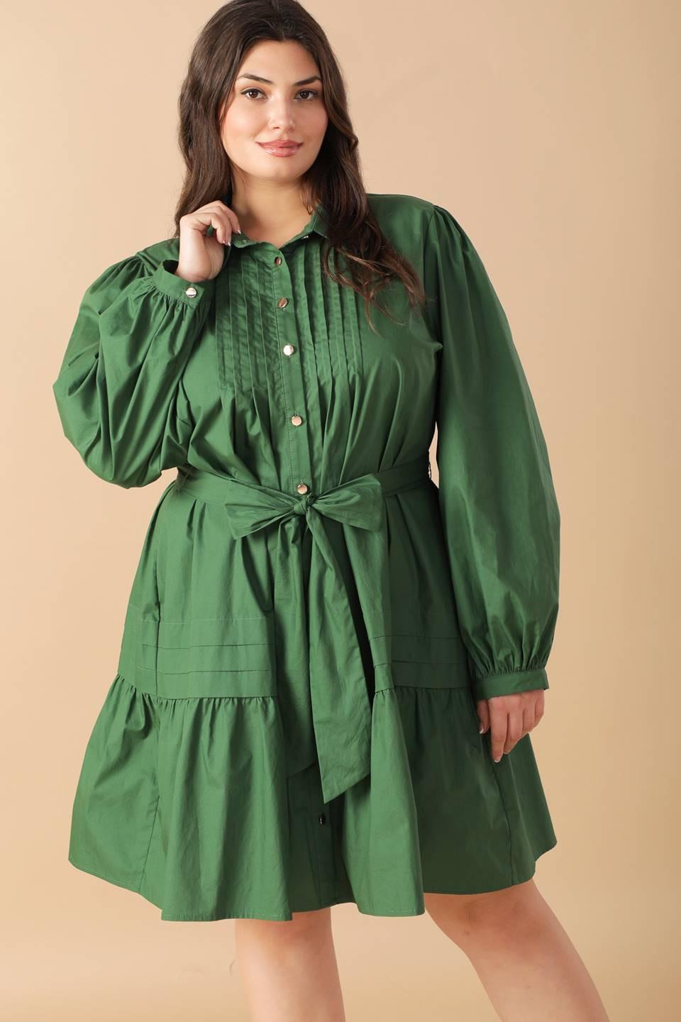Aesthetic Pose Woven Mini Dress in GREEN view 11 - Aesthetic Poses Dress