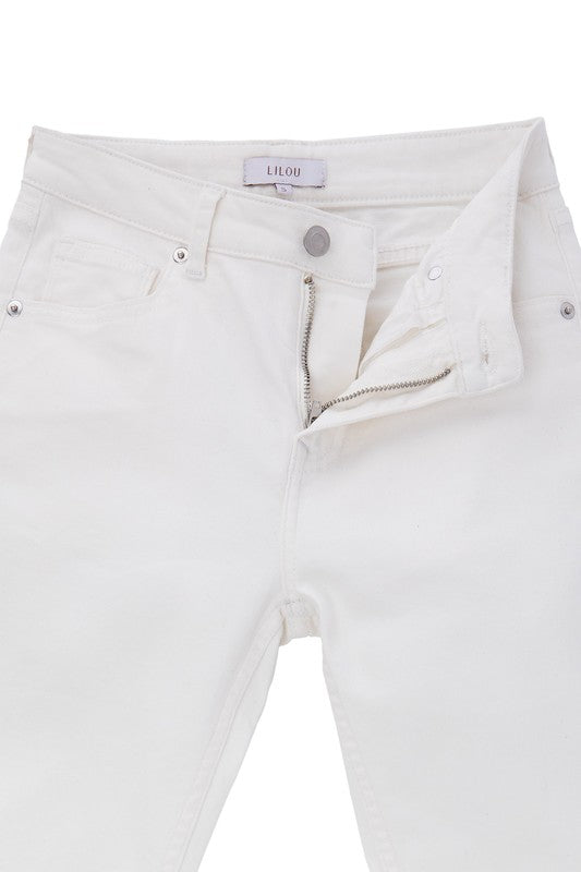 Lilou White skinny jeans | us.meeeshop
