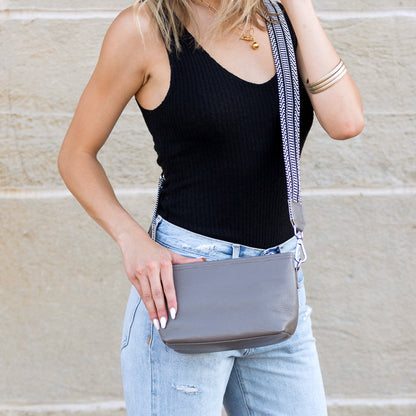 Aili's Corner Aria Leather Compact Crossbody view 5 - Aria Leather Bag