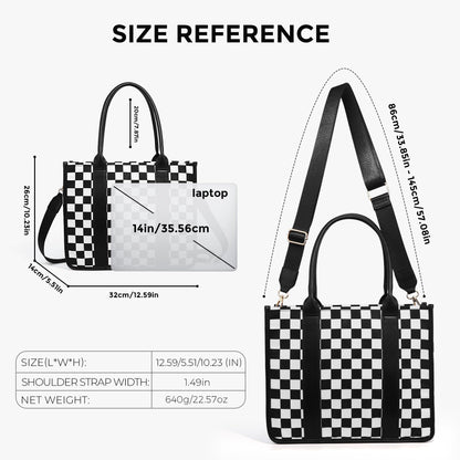 Aili's Corner Dallas Checkered Tote view 11 (bag)