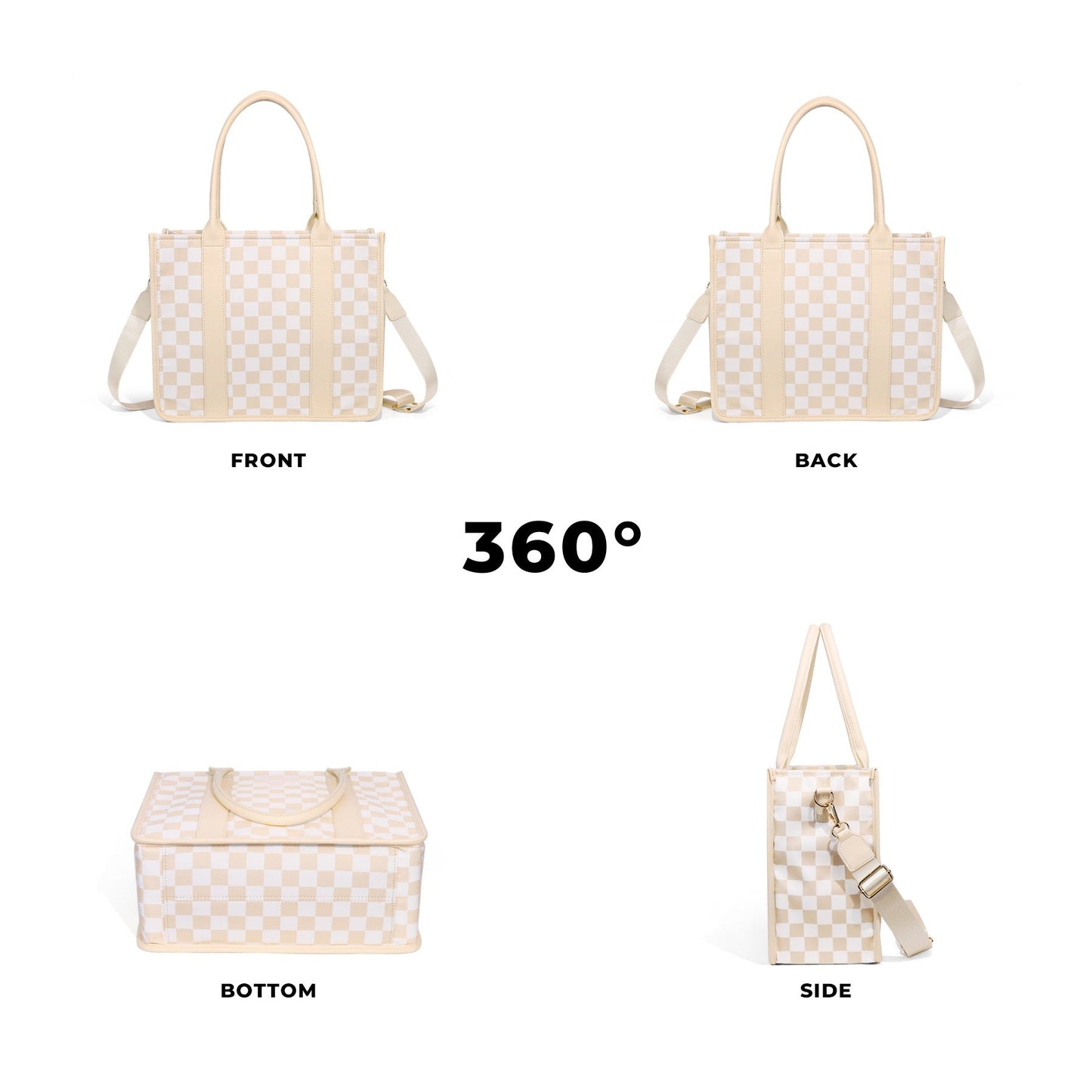 Aili's Corner Dallas Checkered Tote view 14 (bag)