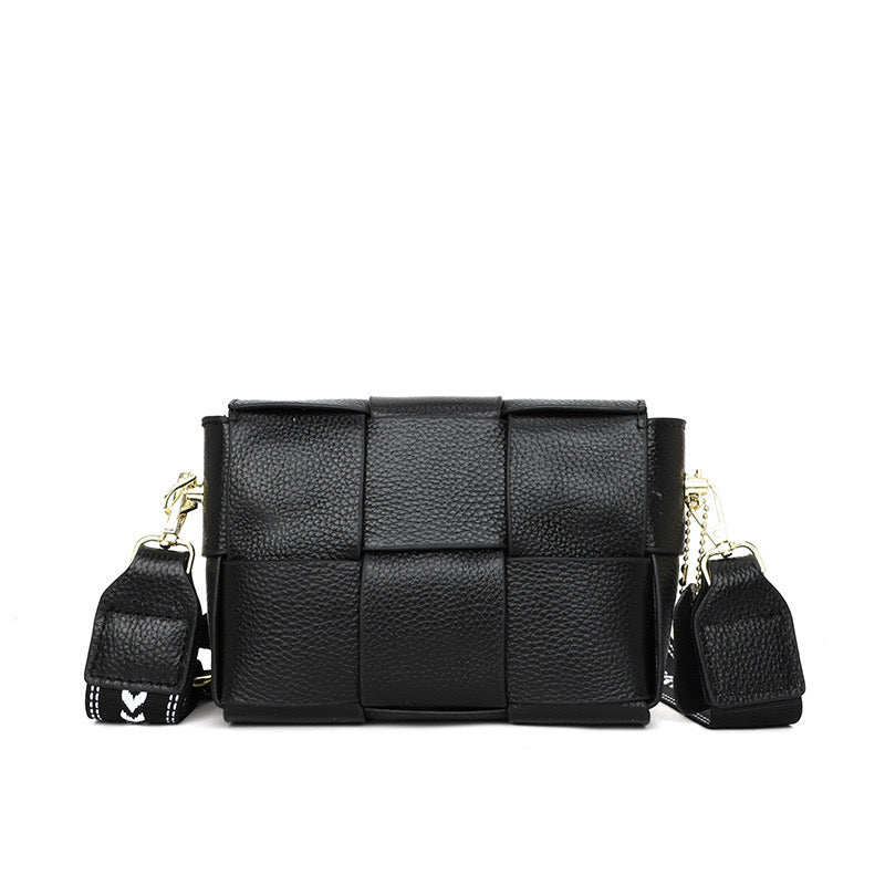 Aili's Corner Margot Foldover Leather Crossbody view 11 - Margot Fold Over Purse (bag)