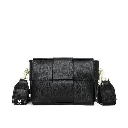 Aili's Corner Margot Foldover Leather Crossbody view 11 - Margot Fold Over Purse (bag)