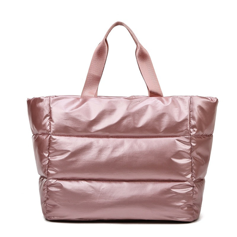 Aili's Corner Metallic Puffer Tote view 19 (bag)