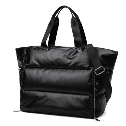 Aili's Corner Metallic Puffer Tote view 21 (bag)
