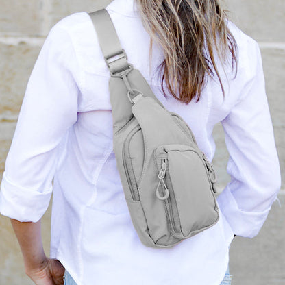 Aili's Corner Pippa Reversible Nylon Sling Bag view 14