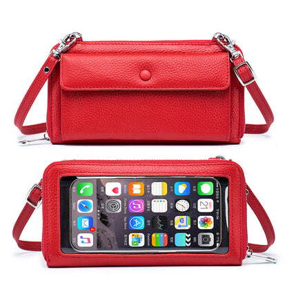Aili's Corner Ryann Genuine Leather Phone Wallet Crossbody Handbag view 14