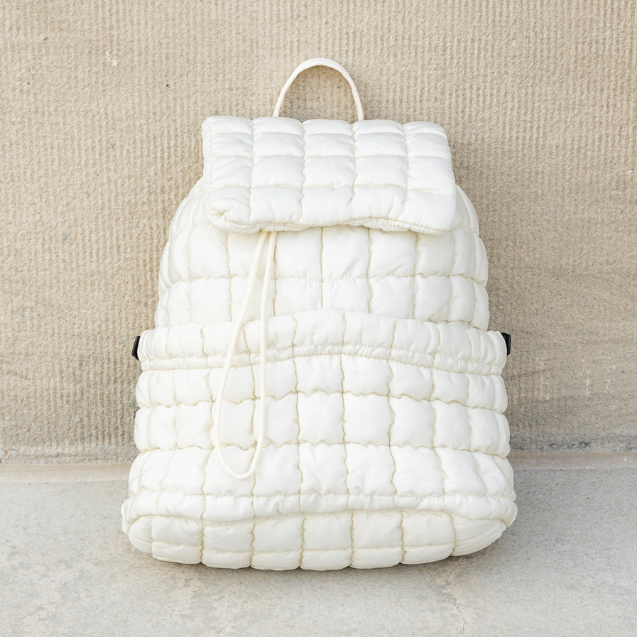 Aili's Corner Stevie Quilted Puffer Backpack view 12 (bag)