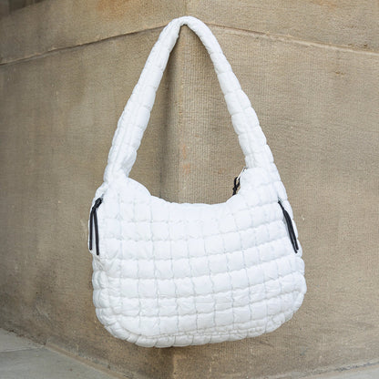 Aili's Corner Taylor Quilted Puffer Tote view 19 - Bella Taylor Quilted Tote (bag)