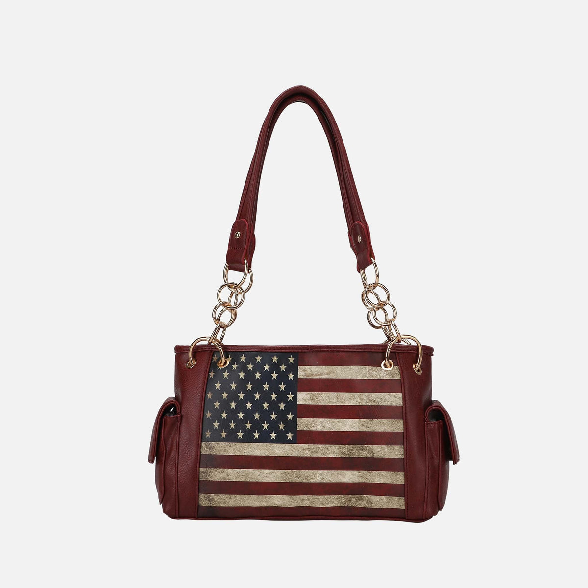 Alaina Printed Flag Shoulder Bag view 11