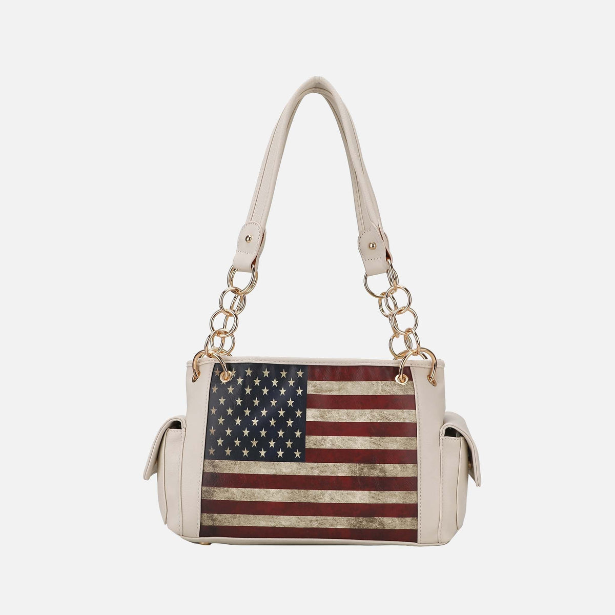 Alaina Printed Flag Shoulder Bag view 13