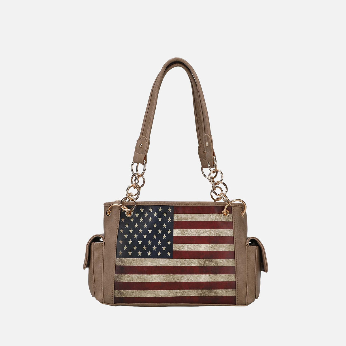 Alaina Printed Flag Shoulder Bag view 14