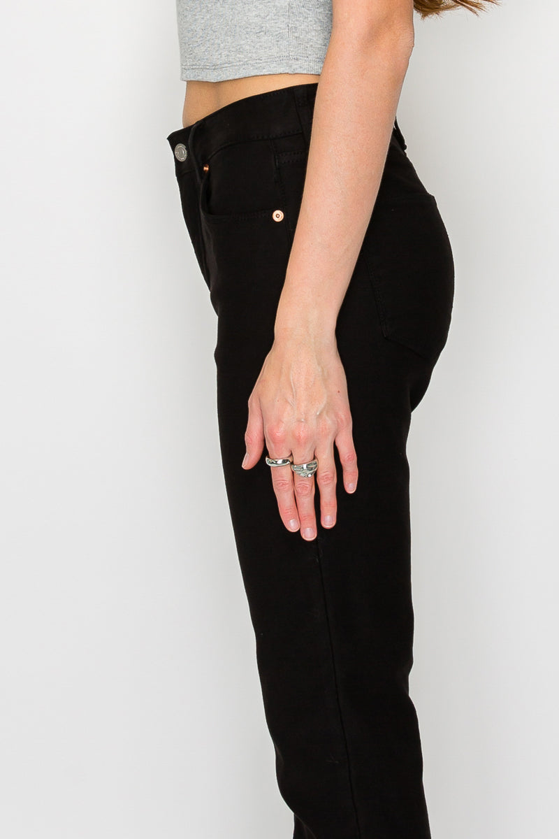 Alessandra Tummy Control High Rise Ankle Slim Straight Jeans view 8 - High-Waisted - Alexandra Jeans Tummy Control