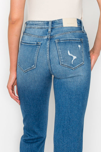 Alexa High Rise Tapered Leg Mom Jeans view 7 - High-Waisted - Alexa High Rise Jeans (bottom)