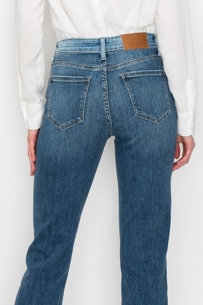 Alexandra High Rise Straight Jeans (reg & Plus) in P-20 view 9 - High-Waisted - Plus Jeans (bottom)