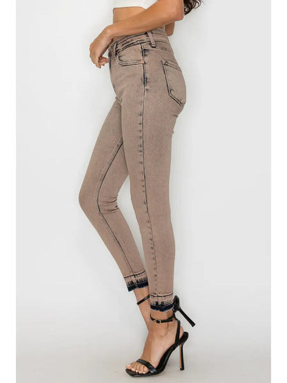 Alexis High Rise Stretch Skinny Jeans in 3 (25) view 3 - High-Waisted - Alexis High Waist Barrel Jeans Paige (bottom)