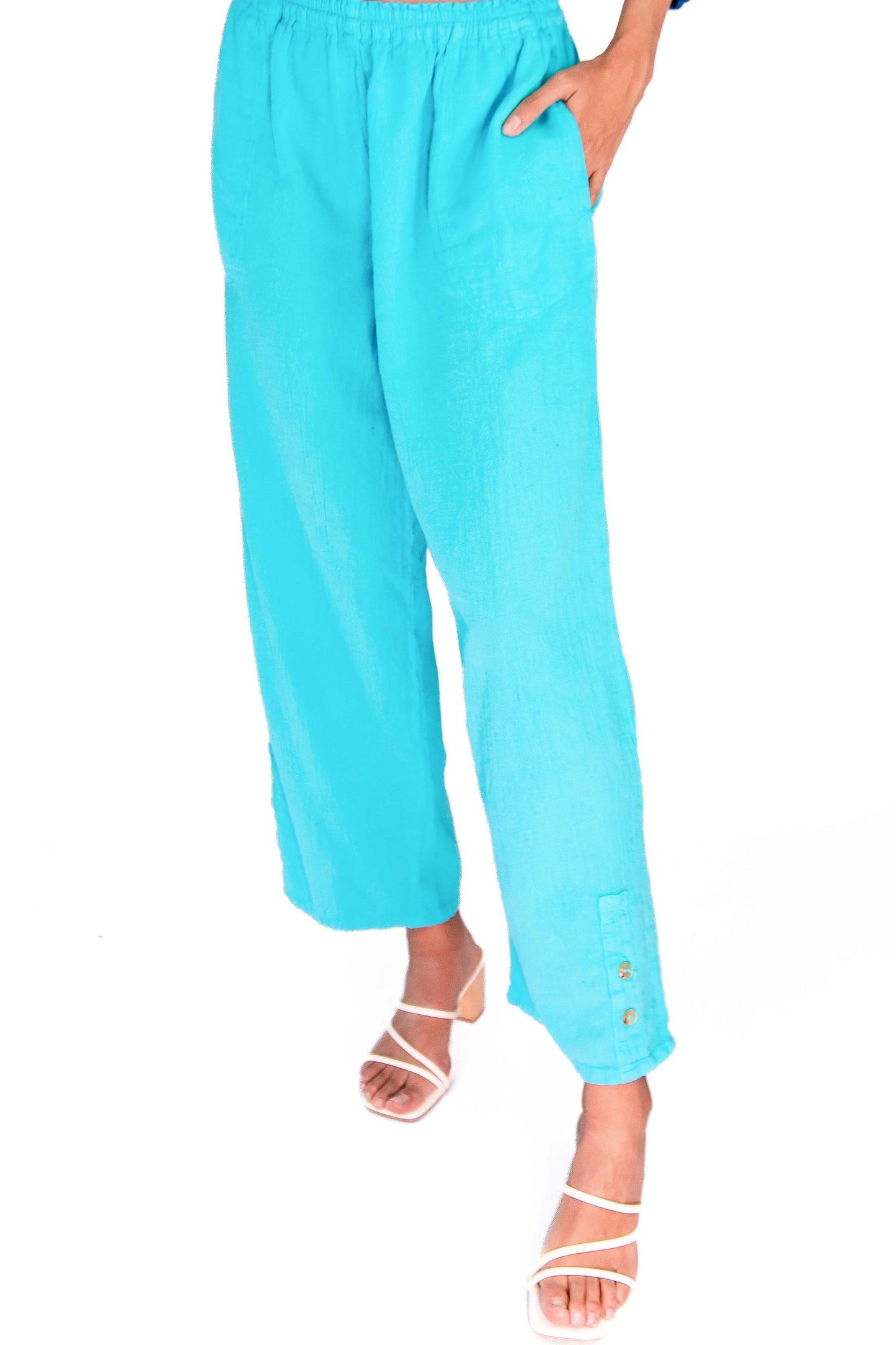 Alexis Pants 100% Cotton Gauze view 27 (bottom)
