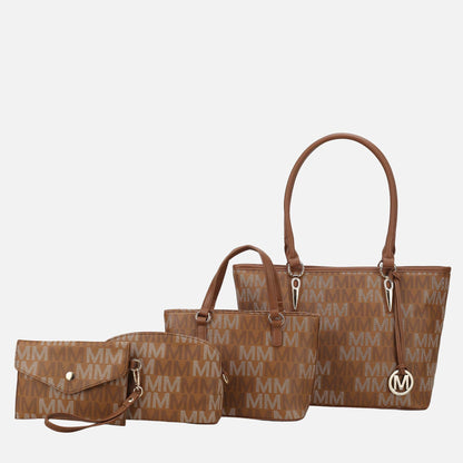 Alexy Signature Tote Bag and Set in Beige (one-piece)
