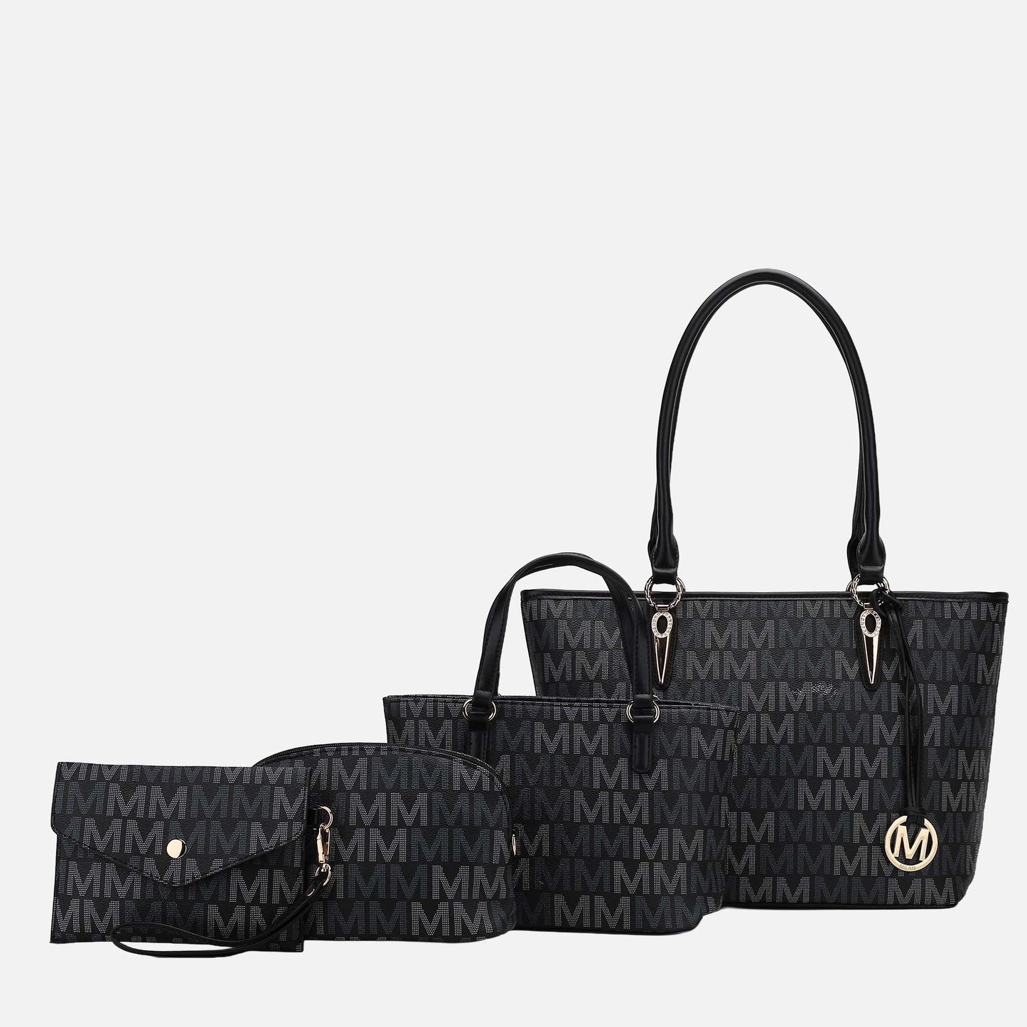Alexy Signature Tote Bag and Set in Fuchsia view 8 (one-piece)