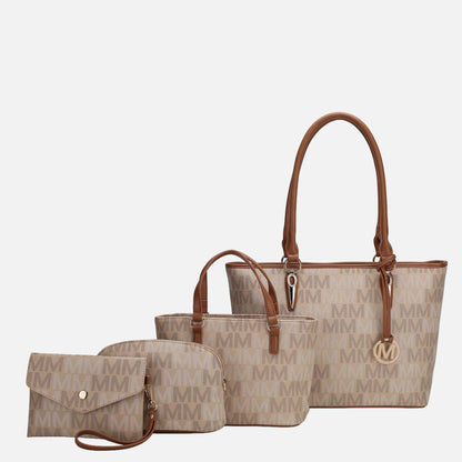 Alexy Signature Tote Bag and Set in Light Blue view 9 (one-piece)