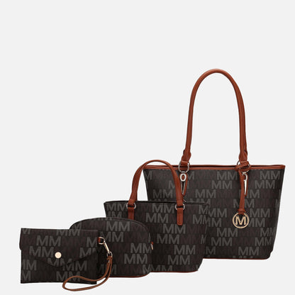 Alexy Signature Tote Bag and Set in Purple view 10 (one-piece)