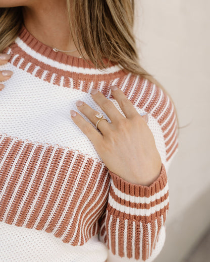 Alina Sweater - Khaki in Khaki view 4 - Khaki Sweater (top)